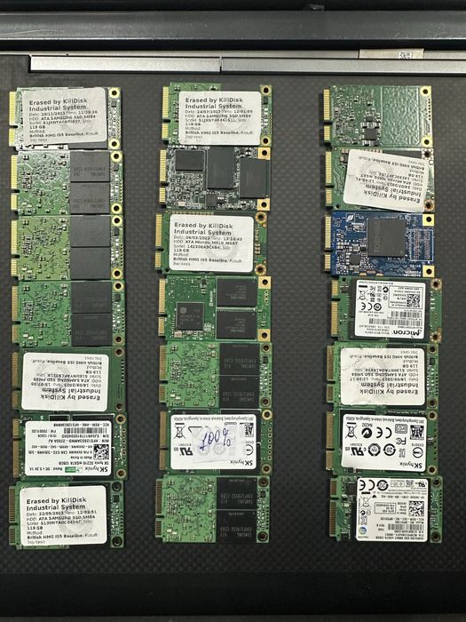 SSD диски, формат- mSATA -128гб.