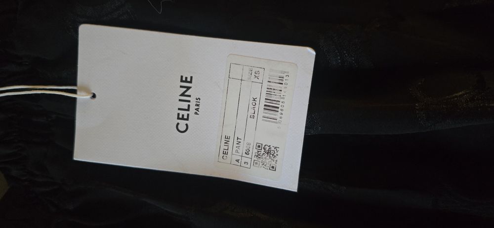 Spodnie satynowe Celine