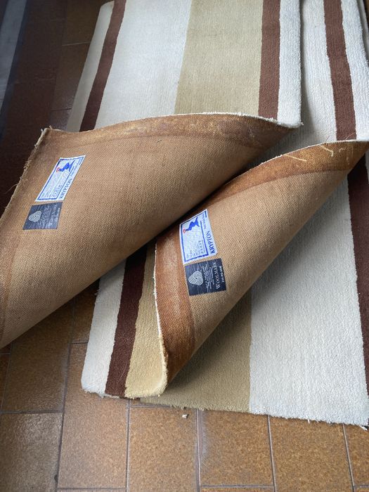 3 tapetes em lã feitos manual e de alta qualidade