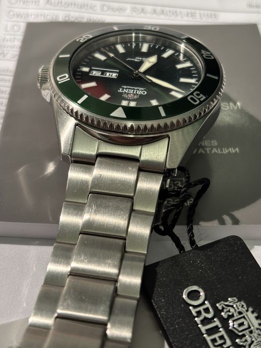 Orient Mako Diver zielony - zestaw