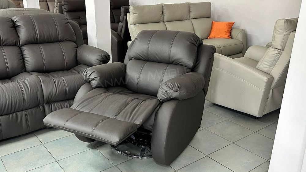 Komplet wypoczynkowy  skórzany REGLAINER