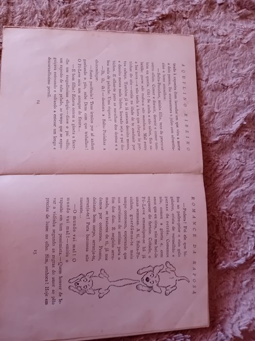 Livro Antigo Romance da Raposa
