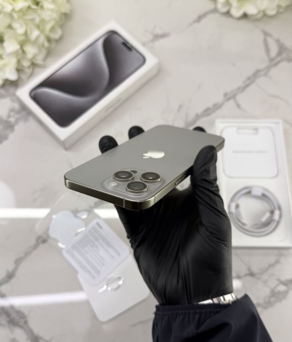Стан Нового iPhone 15 Pro Max 256GB Neverlock 86%АКБ Natural Titanium (Магазин Гарантія)