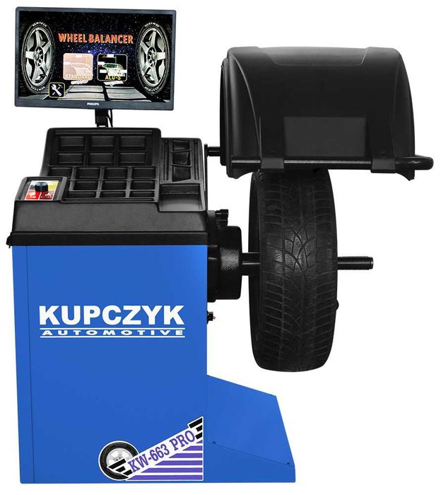 Automatyczna Wyważarka do kół KW-663 PRO 3 Pomiary Laser kupczyk