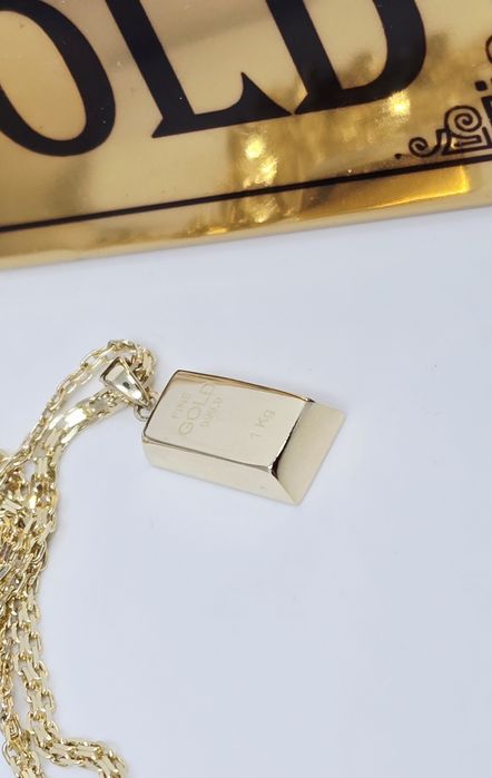 Złota zawieszka Sztabka próba 585 14k