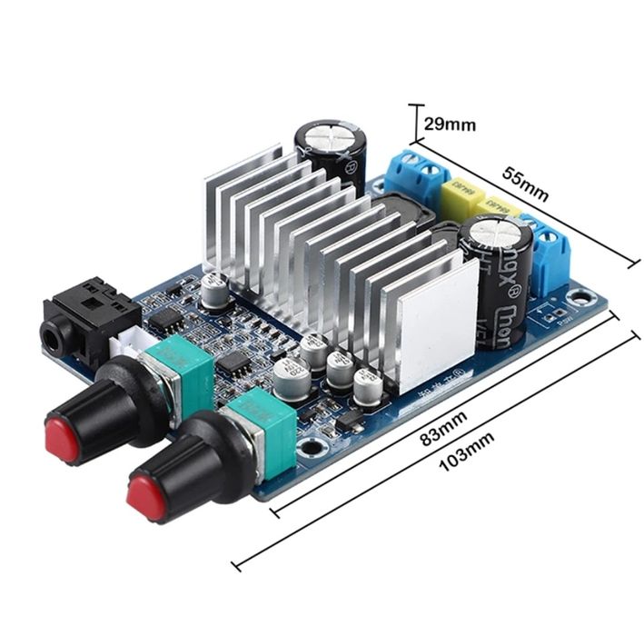 Плата підсилювач 100Вт( усилитель) підходить для вібродинаміка