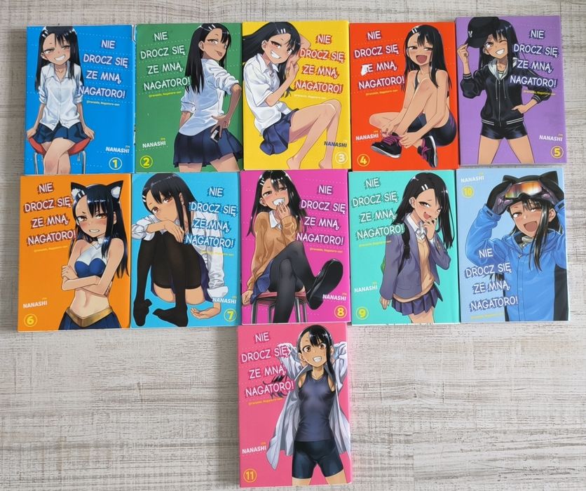 Manga. Książki. Nie drocz się że mną Nagatoro