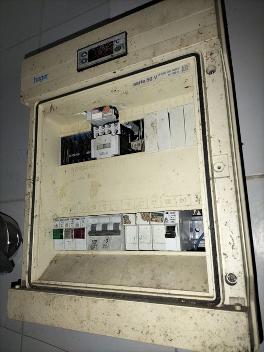 Quadro elétrico de câmara