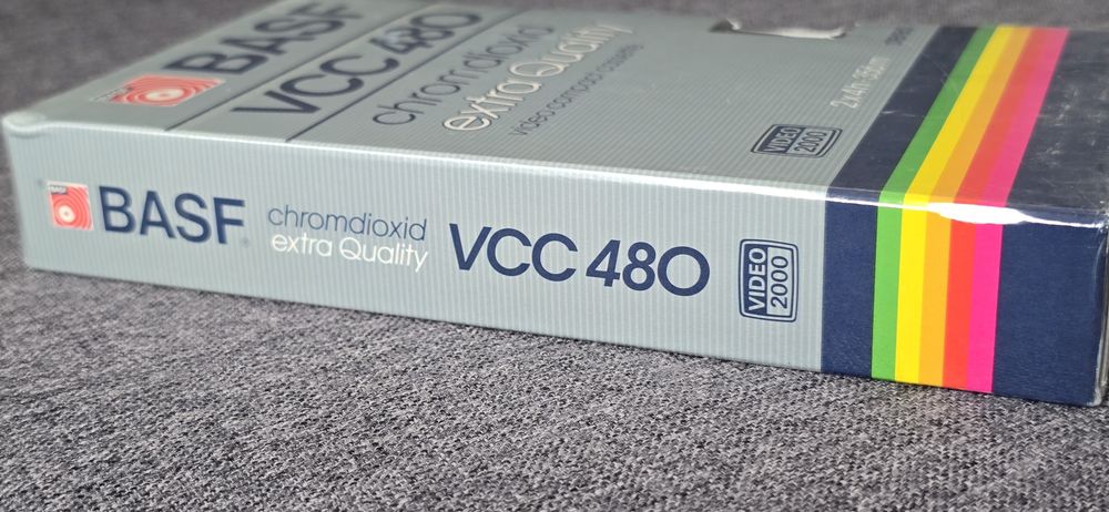 Kaseta VCC 480 Basf VIDEO 2000 - bardzo rzadka!