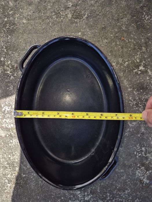 Gęsiarka - brytfanna emaliowana PRL