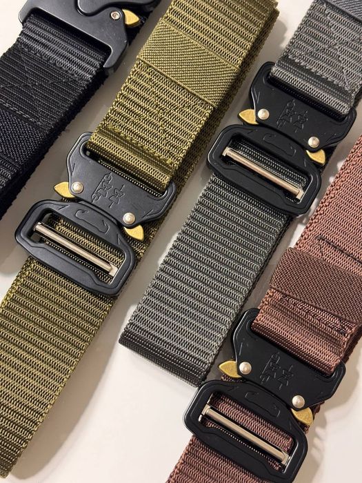 Ремінь туристичний, тактичний в асортименті, пряжка  COBRA.