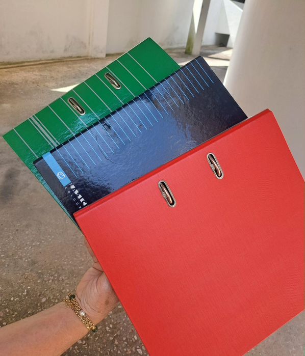 Dossiers de vários tamanhos