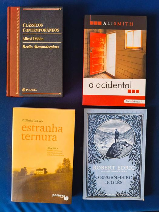 Lote 4 Livros Ficção Universal Contemporânea e Clássicos Modernos