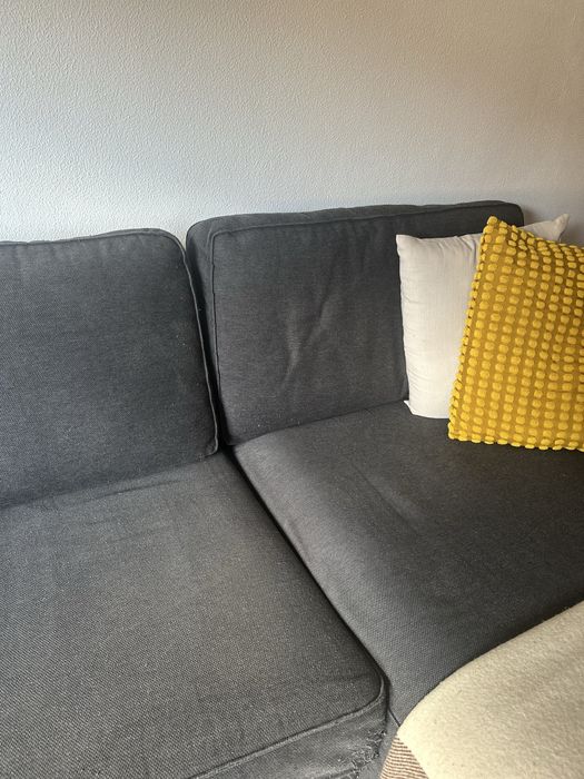 Sofa 3 lugares cinzento
