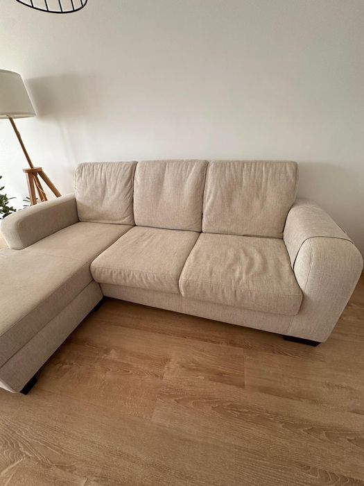 Sofá 3 lugares com chaise loung