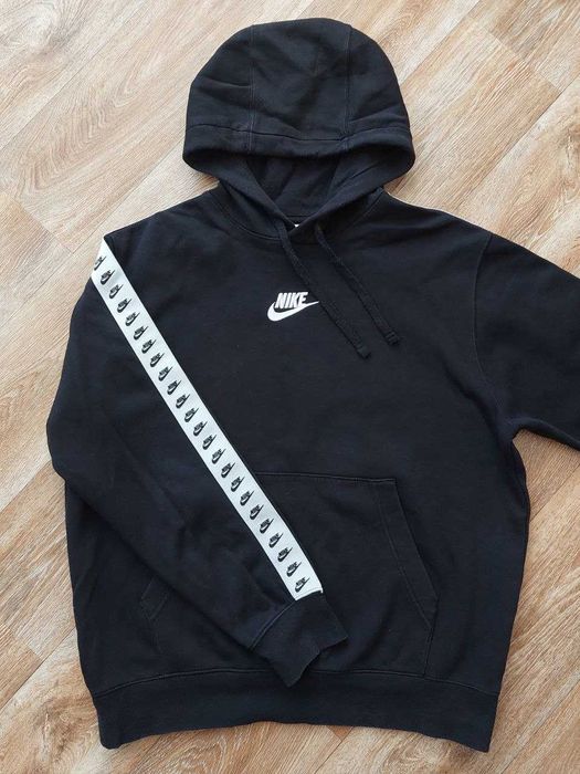 Мужская кофта худи Nike Fleece Repeat Logo с лампасами