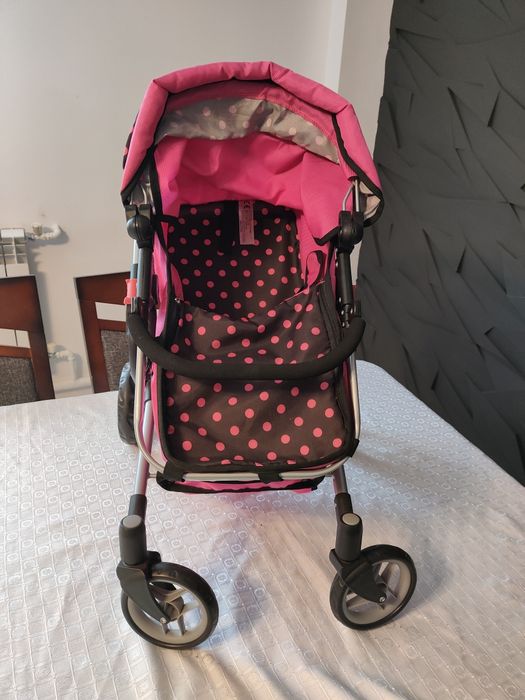 Wózek spacerówka dla lalek 2w1 Alice