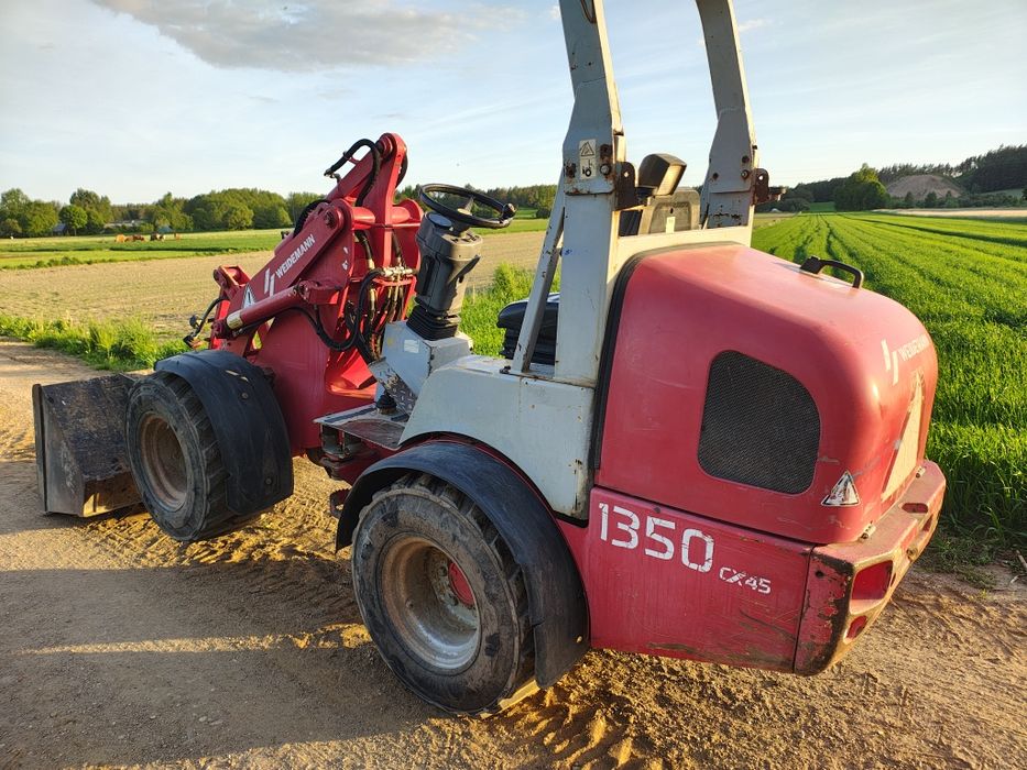 Weidemann 1350 cx45 rok 2007 stan bdb sprowadzony miniładowarka