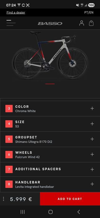 Bicicleta Basso Astra