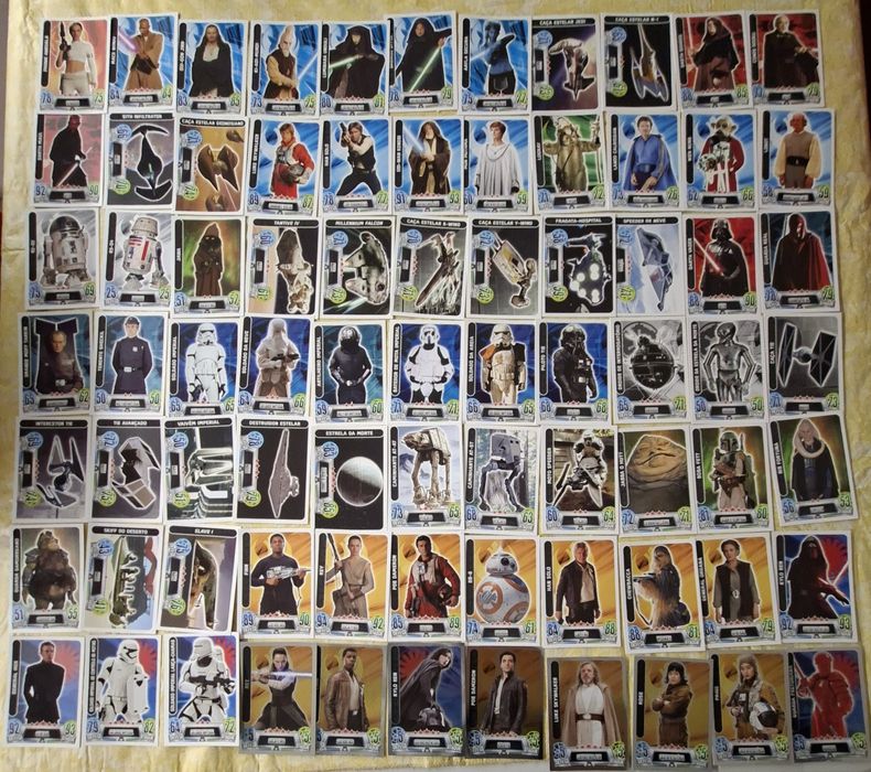 Cartas force attax star wars