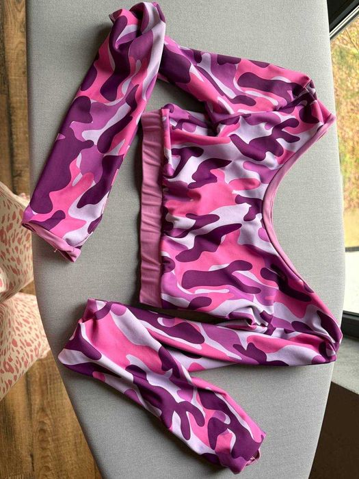 Спортивний топ з рукавами, розмір S