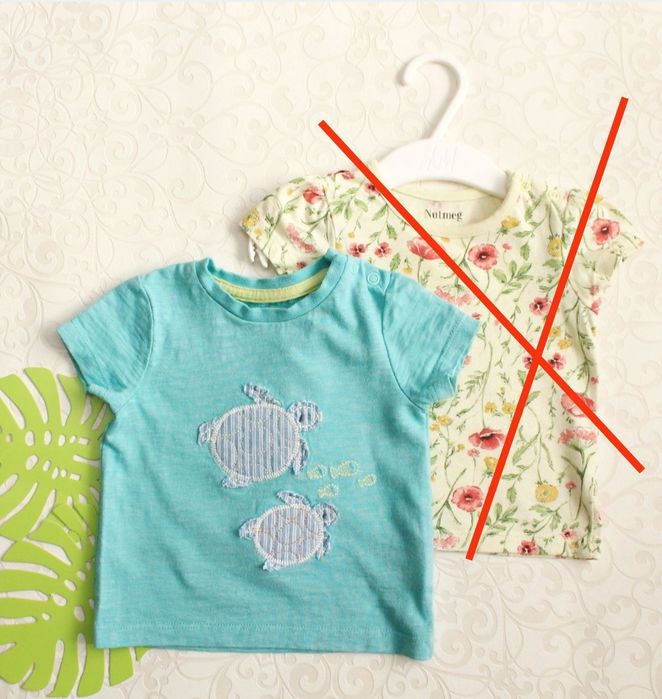 Футболка для дівчинки, Mothercare 3-6 місяців/68 розмір