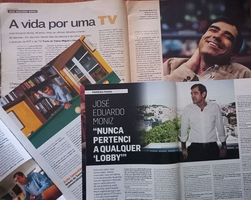 José Eduardo Moniz 2001 a 2014 três revistas e conteúdos