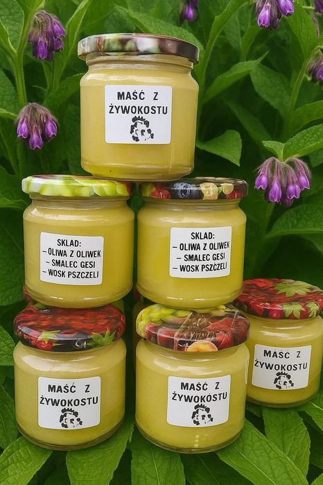 Maści z żywokostu naturalna