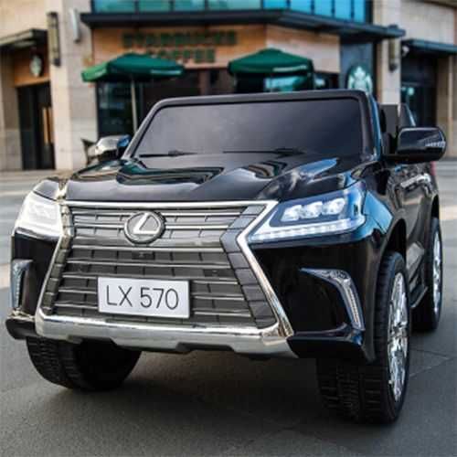 СКИДКА -20%! Детский электромобиль Lexus LX 570:  180W BLACK PAINT
