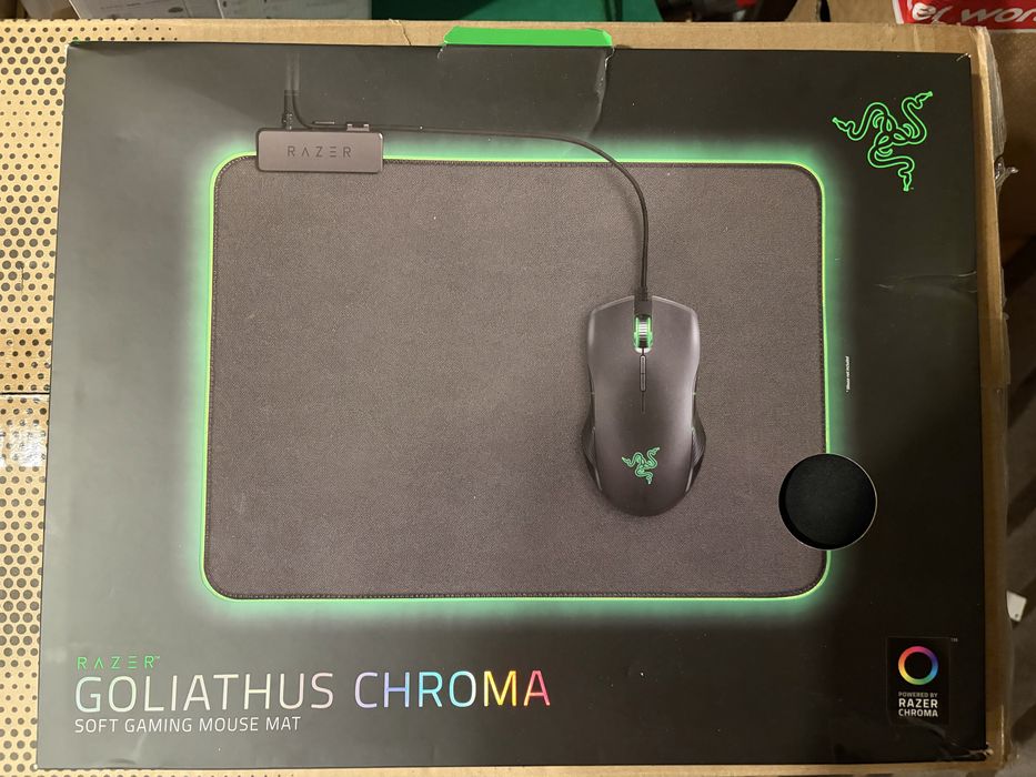 Tapete Razer Chroma com leds (3 anos garantia)
