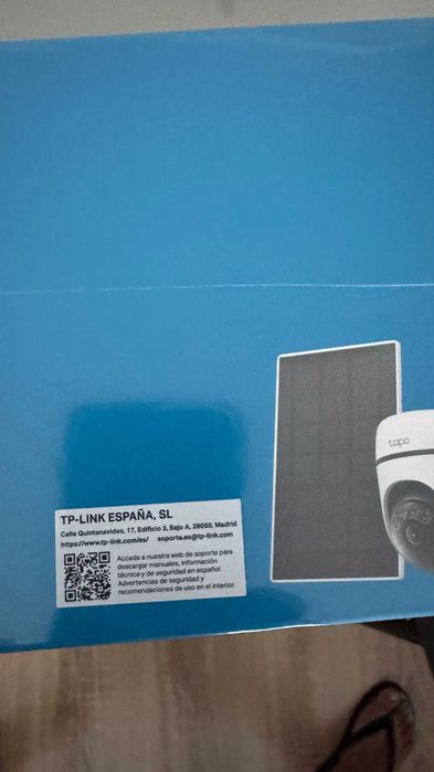 Câmara de Segurança Inteligente TP-Link TC90 KIT | Wi-Fi Exterior + Painel Solar