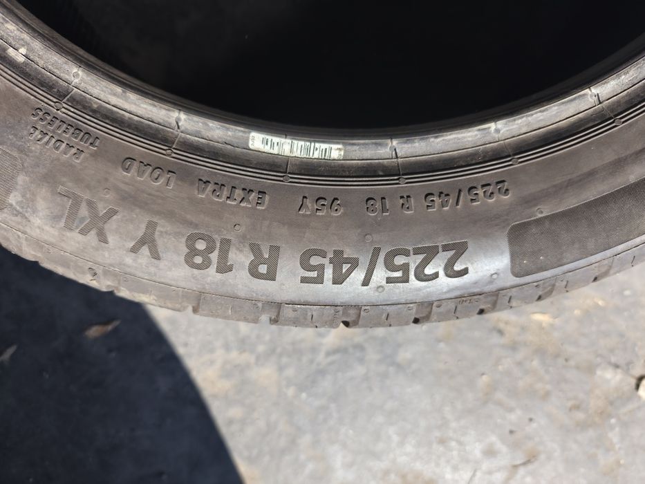 A 4szt letnie 225 45r18 95Yxl continental Eco contact 6