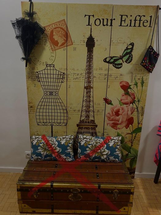 Divisória com duas faces