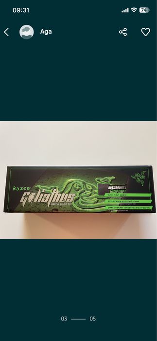 RAZER Podkładka gamingiwa pod myszkę rozmiar S