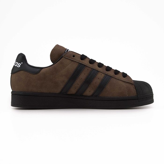 Кросівки Adidas Superstar Brown/Black premium