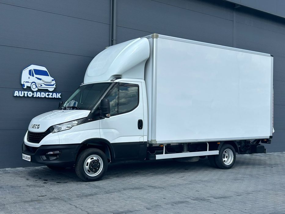 Iveco Daily 35C18 3.0 HPI Kontener 9 palet + winda 1000kg + drzwi boczne **KLIMA**Serwis**Sprowadzony**2020R**  **DMC 3,5t**Prawo jazdy kat. B**