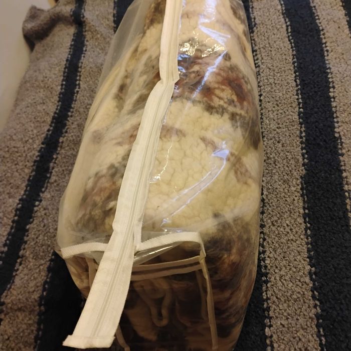 Nowy koc wełniany PRL MILTEX – 100% czysta żywa wełna, vintage