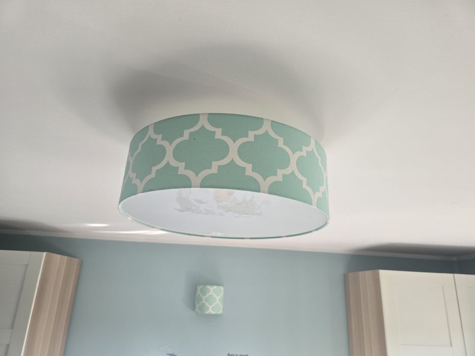 Young deco plafon koniczyna marokańska miętowy 45 cm