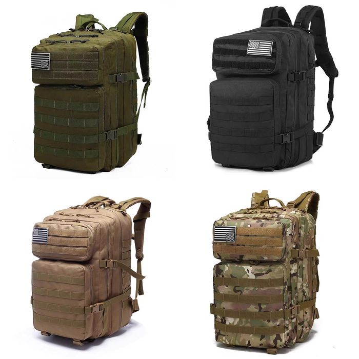 Тактичний військовий рюкзак 45л олива / койот / чорний / мультикам
