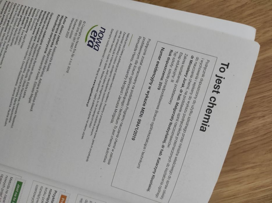 To jest chemia 1 nowa era