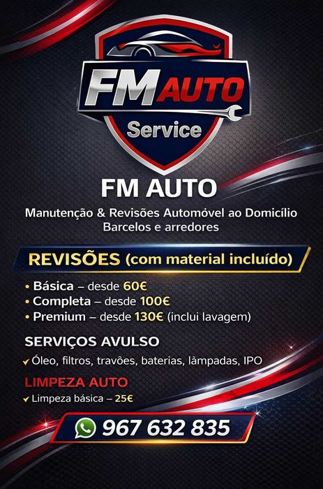 Mecânico ao Domicilio, Manutenção e Revisões Auto