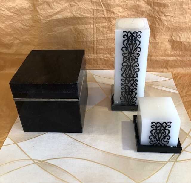 Conjunto de peças decorativas, tudo novo c/ 50% de desconto
