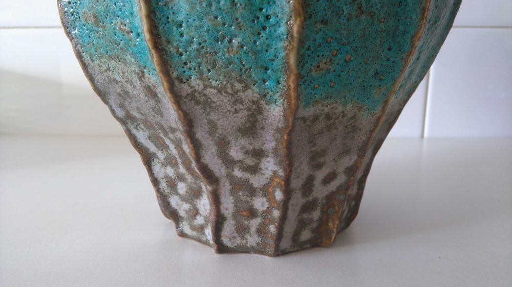Vaso cerâmica decoração 25cm LAREDOUTE NOVO