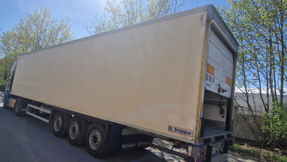 Naczepa chłodnia LeciTrailer zabudowa Frappa agregat Carrier tył roleta 2012