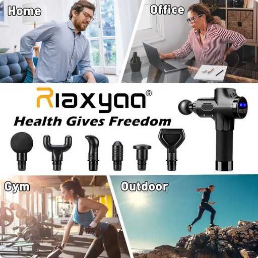 Dispositivo Massagem muscular corporal profissional incluí 6 cabeças