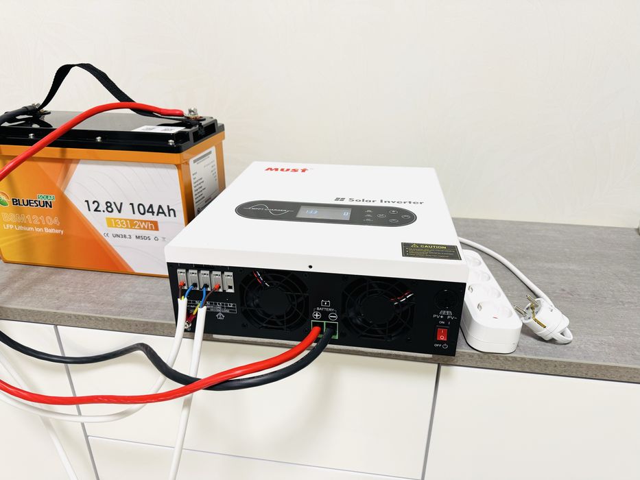 2000Вт‼️12 220В комплект зарядная станция для дома гибридный инвертор