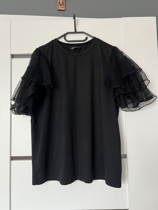 Bluzka z koronkowymi rękawkami L/XL