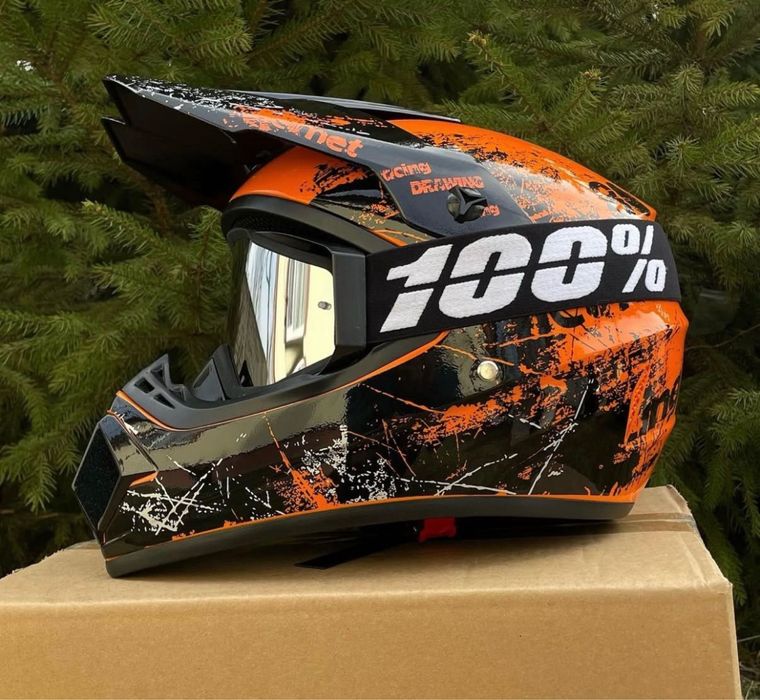 Є ВИБІР! Мотошолом Ендуро, шлем, мотоцикл, мотоекіпіровка, шолом, хард