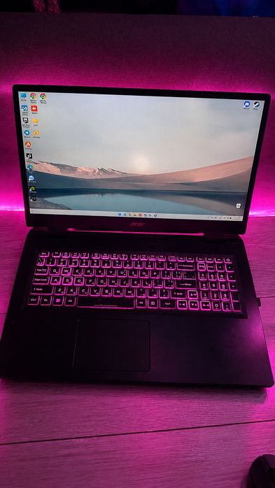 Acer Nitro AN517-55 17.3" - i5-12450H + RTX 3050 4GB + 16GB RAM + 512 SSD - RGB Підсвітка