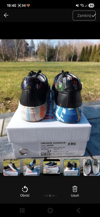 Sneakersy trampki Simen